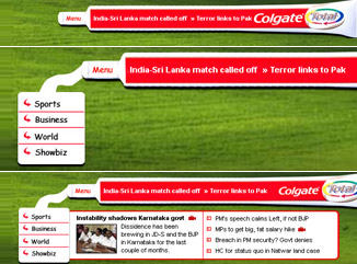 Cricket Scorecard for Colgate Cricket Scorecard for Colgate